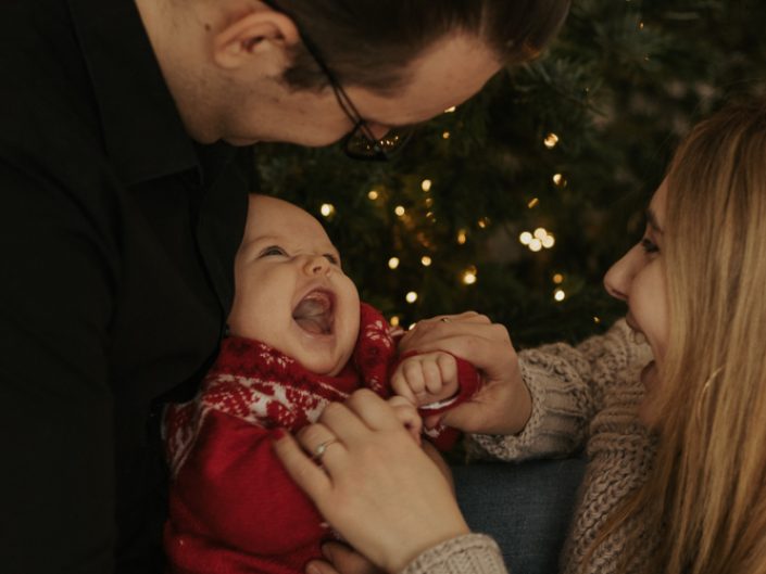 Świąteczna sesja rodzinna w studio Poznań 2